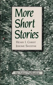 Front cover of More Short Stories by Henry I. Christ