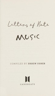 Cover of Letters of note by Shaun Usher