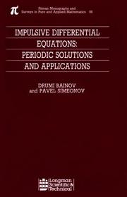 Cover of Impulsive differential equations by D. D. Bainov
