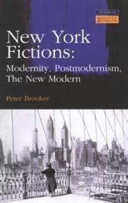 Front cover of New York fictions by Peter Brooker