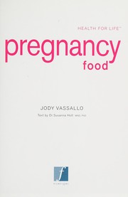 Front cover of Pregnancy food by Jody Vassallo