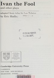 Front cover of Ivan the Fool and Other Tales by Eric Hadley
