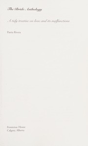 Cover of The bride anthology by Patria Rivera