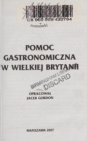 Front cover of Pomoc gastronomiczna w Wielkiej Brytanii by Jacek Gordon