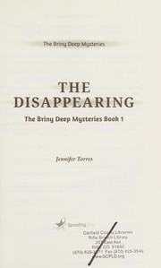 Front cover of The disappearing by Jennifer Torres