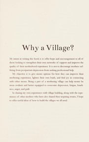Front cover of Mothers of the Village by C. J. Schneider