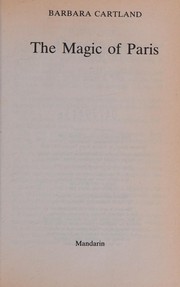 Front cover of The Magic of Paris by Barbara Cartland