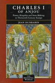 Front cover of Charles I of Anjou by Jean Dunbabin