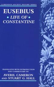 Cover of Life of Constantine by Eusebius of Caesarea, Bishop of Caesarea