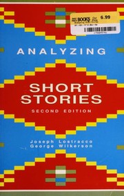 Cover of Analyzing Short Stories -- Second Edition by Joseph Lostracco