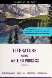 Cover of Literature and the Writing Process--Ninth Edition by Elizabeth McMahan