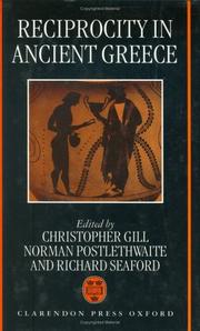 Cover of Reciprocity in ancient Greece by Christopher Gill