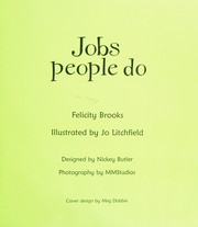Front cover of Jobs People Do by Felicity Brooks