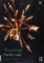 Cover of Beginning Family Law by Jonathan Herring
