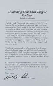 Front cover of Bob Baumhower's crimson cookery by Bob Baumhower