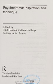 Cover of Psychodrama by Holmes, Paul
