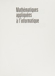 Cover of Mathématiques appliquées à l'informatique by André Ross
