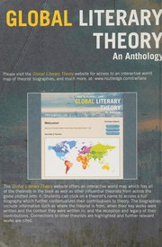 Cover of Global literary theory by Lane, Richard J.