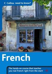 Cover of Speak French (Collins Need to Know?) by Unknown