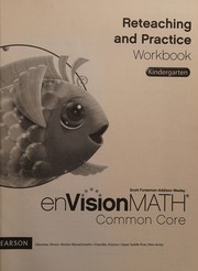 Cover of EnVisionMath common core, kindergarten by Scott Foresman