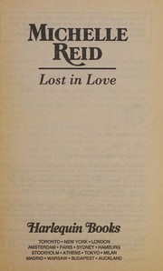 Front cover of Lost in Love by Michelle Reid