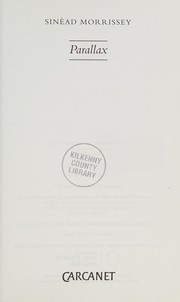 Cover of Parallax by Sinéad Morrissey