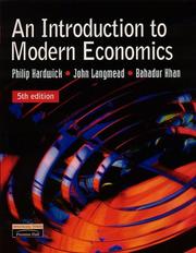 Front cover of An introduction to modern economics by Philip Hardwick