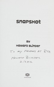 Cover of Snapshot by Howard Blinder