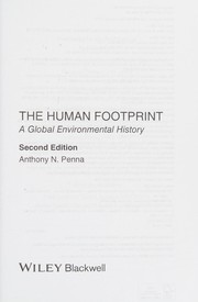 Cover of The human footprint by Anthony N. Penna