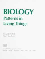 Cover of Biology Patterns in Living Things by Morholt