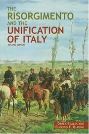 Front cover of The Risorgimento and the unification of Italy by Derek Edward Dawson Beales