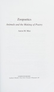 Cover of Zoopoetics by Aaron M. Moe