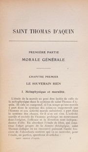 Cover of Saint Thomas d'Aquin by Etienne Gilson