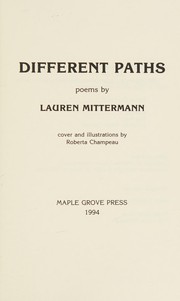 Cover of Different Paths by Lauren Mittermann