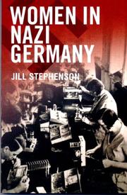 Front cover of Women in Nazi Germany by Jill Stephenson