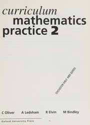 Cover of Curriculum mathematics practice by C. Oliver