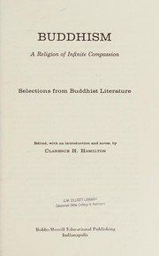 Front cover of Buddhism, a religion of infinite compassion by Clarence Herbert Hamilton