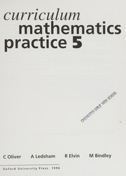 Cover of Curriculum mathematics practice by C. Oliver