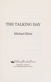 Cover of The talking day by Klein, Michael