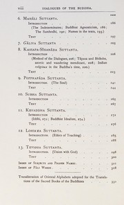 Front cover of Dialogues of the Buddha by Thomas William Rhys Davids