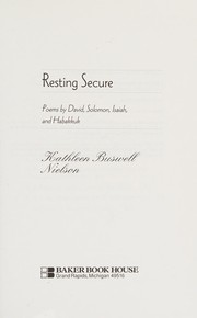 Cover of Resting Secure by Kathleen Buswell Nielson