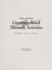 Front cover of Literature-based thematic activities by Veronika Winkler