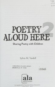 Cover of Poetry aloud here 2 by Sylvia M. Vardell