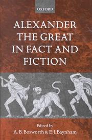 Front cover of Alexander the Great in fact and fiction by A. B. Bosworth