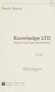 Cover of Knowledge LTD by Randy Martin