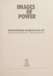 Front cover of Images of power by J. David Lewis-Williams