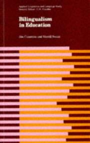 Cover of Bilingualism in education by Cummins, Jim