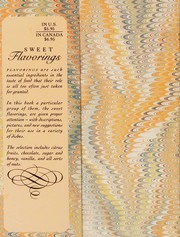 Front cover of Sweet flavorings by Jill Norman