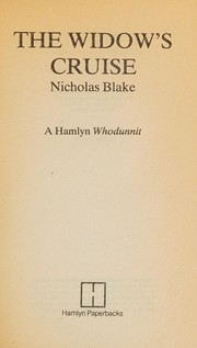 Front cover of The widow's cruise by Cecil Day-Lewis