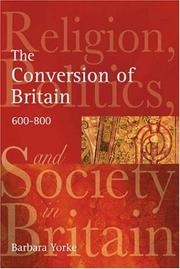 Front cover of The conversion of Britain by Barbara Yorke